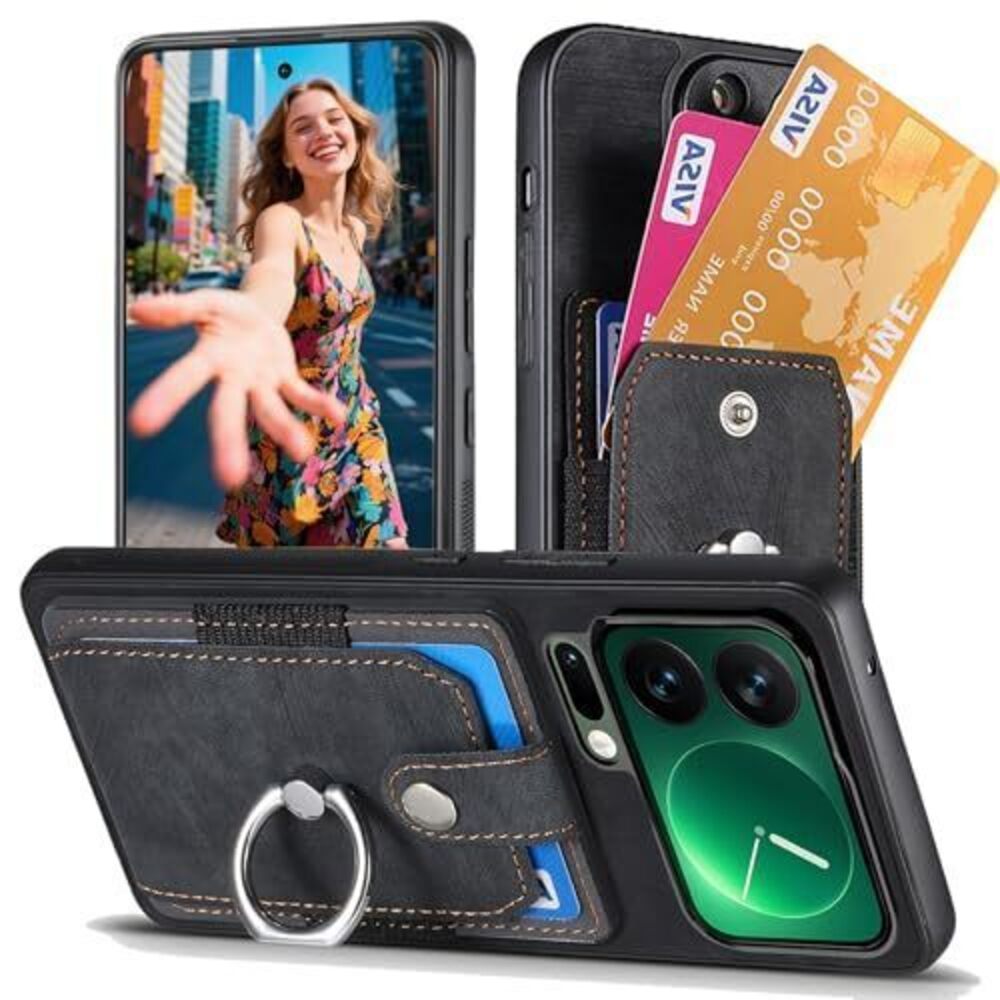 7280 for Xiaomi 17 Pro Wallet Case with Elastic Card Holder & 360°